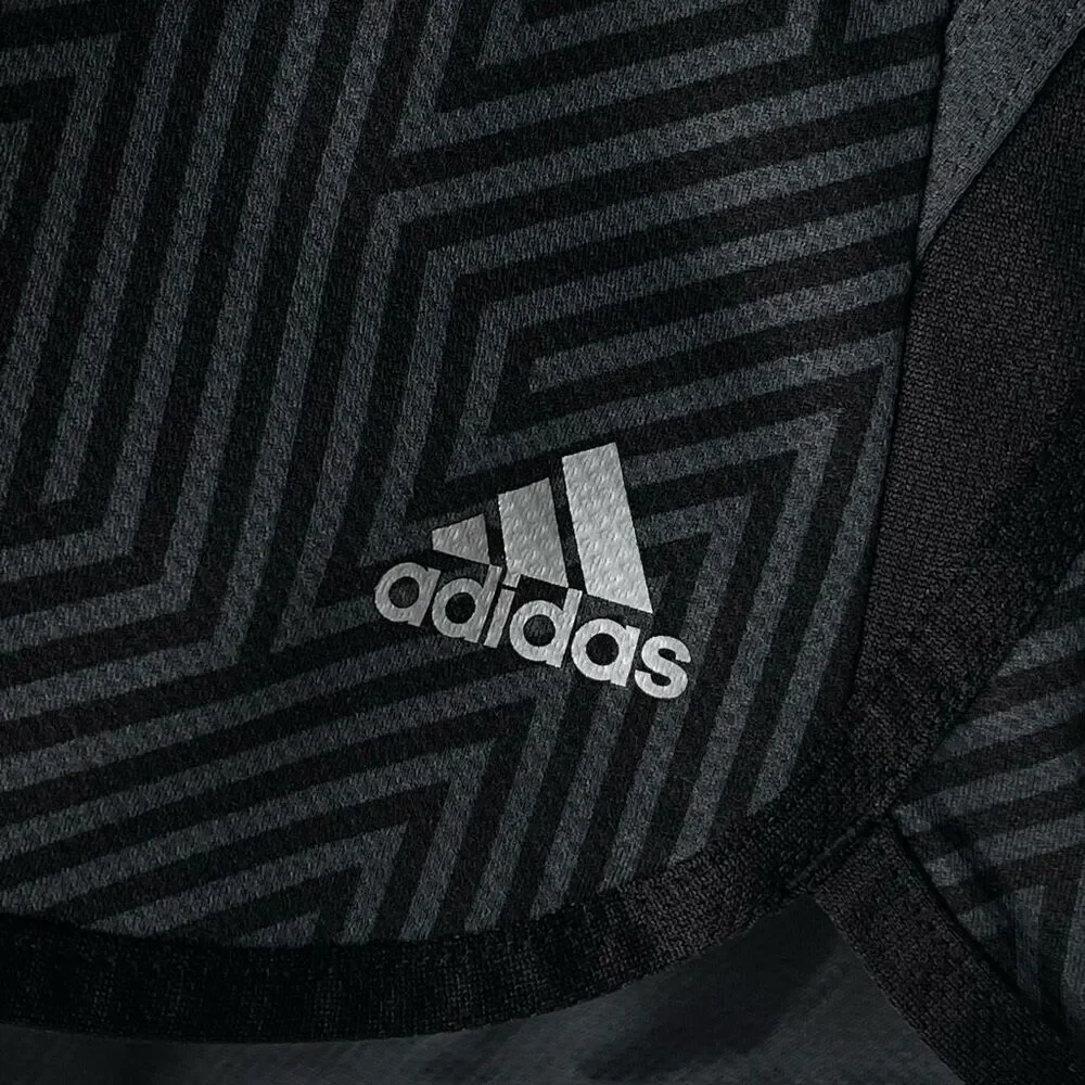 Adidas 3” Inseam Knit Pacer Athletic Shorts (Gray/Black) - Small